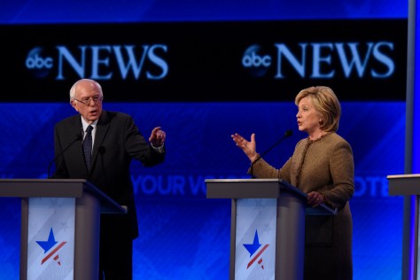 BERNIE SANDERS, HILLARY CLINTON